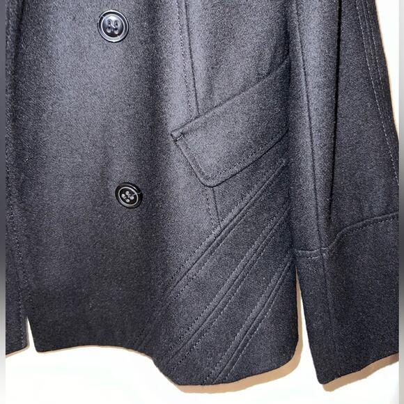 NWOT APOSTROPHE Black Recycled Wool Blend Jacket Women’s Size XL - Picture 5 of 16